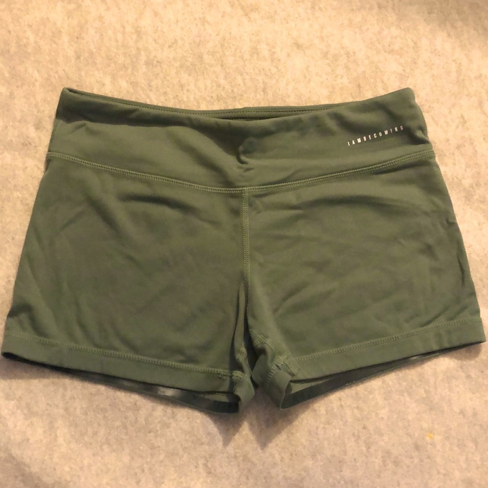 IAB Mfg I AM BECOMING 3” Olive Shorts, Size 6/S No-Ride